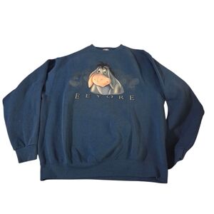 Vtg 90s Disney Eeyore Crewneck Sweatshirt